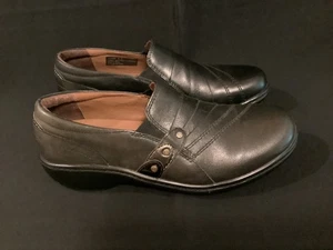 Aravon Damenschuhe Größe 8 Danielle-AR schwarz Freizeitschuhe Leder bequem Medium B - Bild 1 von 10