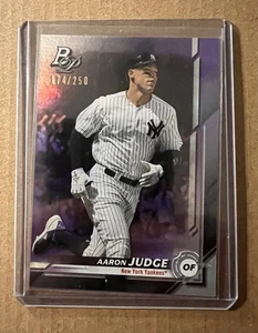 2019 Bowman Platinum Purple Aaron Judge 174/250 - Picture 1 of 3