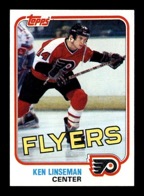 1981 Topps East #107 Ken Linseman  NM/NM+ X3213794 - Image 1 of 3