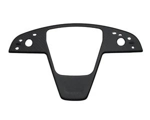 Cubierta de rueda de yugo de fibra de carbono mate para Tesla Model S 21-24 y Model X 22-24 - Imagen 1 de 4