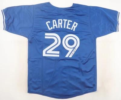 Joe Carter Signed Toronto Blue Jays Jersey (JSA COA) 1993 W.S. Winning Home Run - Image 1 of 4