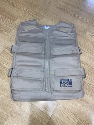 Heat Stress Vest Steele Body Cooling System Military Industrial Made In USA Tan - Image 1 of 4