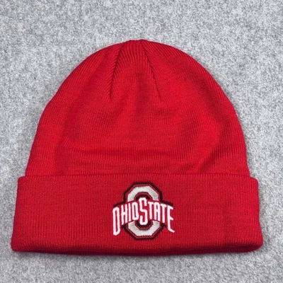 Gorro tejido con puños rojos Colosseum Ohio State Buckeyes OS unisex Foto 1 de 3
