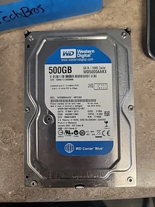 Western Digital WD5000AAKX-001CA0, 500GB HDD, 7200 RPM, 3.5", 60 Hours On - Picture 1 of 4