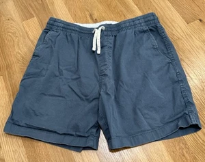 J Crew Herrenshorts mittelblau elastischer Bund Kordelzug Freizeit 5,5" Schrittlänge - Bild 1 von 6