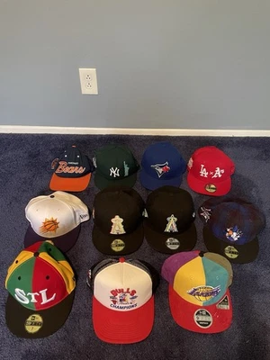 Lote De 11 Gorra Snapback MLB/NBA Vintage Equipos Surtidos y Diseñadores Foto 1 de 4