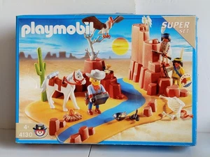 "Western SuperSet , Playmobil 4130 In OVP ,Goldrausch, Cowboy und Indianer,top - Bild 1 von 2