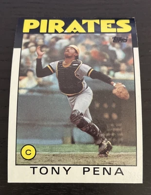 1986 Topps - #260 - Tony Pena - Pittsburgh Pirates - Image 1 of 2