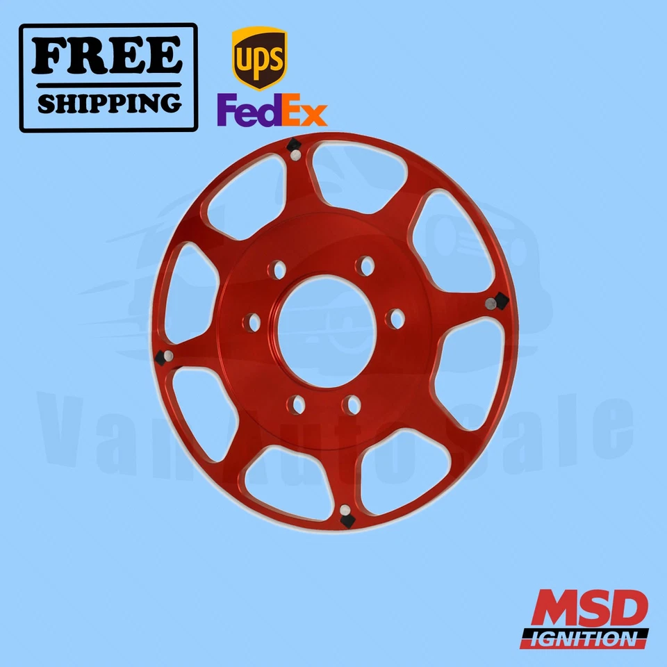 Rueda gatillo manivela de encendido MSD para Chevrolet C10 Suburban 1974-1980 Foto 1 de 2