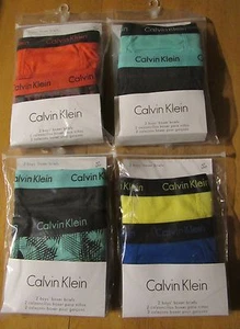 NUEVO CON ETIQUETAS CALVIN KLEIN 2 piezas ROPA INTERIOR BOXER Pequeña 6/7 Tú eliges el color - Imagen 1 de 6