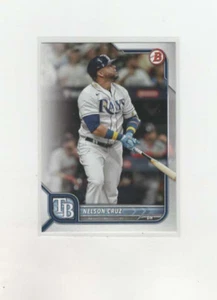 2022 Bowman #73 NELSON CRUZ - Tampa Bay Rays - Picture 1 of 2