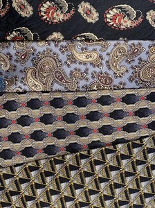 Vintage Countess Mara Purple / Yellow / Blue Paisley Lot of 4 Neck-Ties,Silk - Picture 1 of 4
