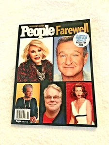 People Magazine. " Farewell Celebrities, Heros and Notables "  2015.   BRAND NEW - Bild 1 von 2