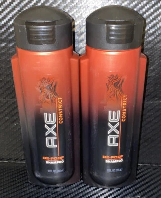 Lot of 2 AXE Constrict De-Poof Shampoo. 12 FL OZ Each. Free S&H. Read Desc.. - Image 1 of 2