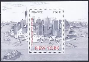 France 2024 New York MNH Block - Picture 1 of 1