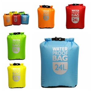 Borsa asciutta kayak 6/12/24L impermeabile campeggio escursionismo kayak nuoto sacchi portaoggetti - Foto 1 di 27