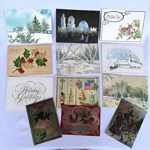 VTG Lot of 20 Assorted Christmas Cards American Legion Famous Artists USA NOS - Picture 1 of 4