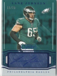 /25 2019 Panini Chronicles Signature Series - #SS27 Lane Johnson (AU) - Picture 1 of 2