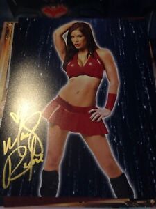 Madison Rayne signed 8x10 autograph TNA Impact
