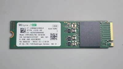 SK Hynix 128GB SSD M.2 NVMe PCIe Solid State Drive HFM128GDJTNG-8310A BC501M280S - Image 1 of 3