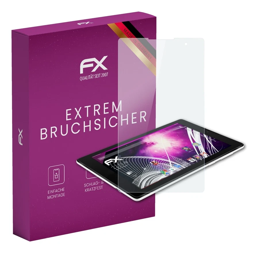 atFoliX Glasfolie für Asus ZenPad C 7.0 Z170MG Displayfolie 9H Schutzpanzer - Bild 1 von 4