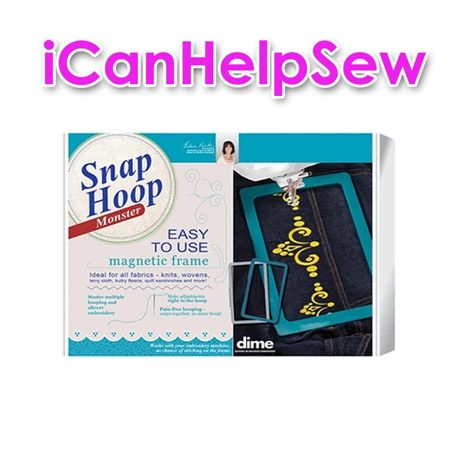 DIME Monster Snap Hoop Brother BabyLock Single Needle Embroidery Machine  - Image 1 of 1