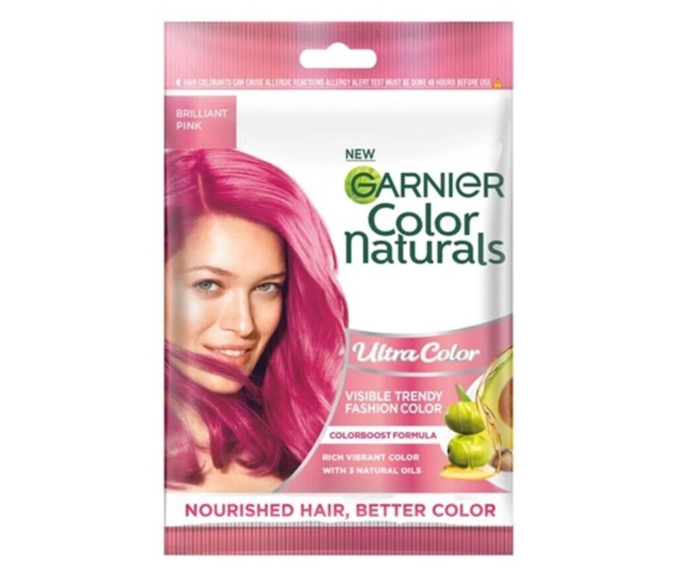 Garnier Color Naturals -Brilliant Pink  Hair Color Hair Dye 30gm/ 0.9 0z - Image 1 of 1