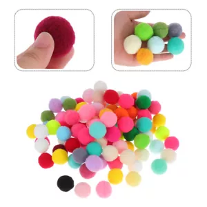 100Pcs toys for dogs small Pompoms teething toys for puppies Cat Toy Balls Cat - Picture 1 of 12