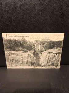 postkarte kalkberge tiefbau förderbahn 1905 - Bild 1 von 2