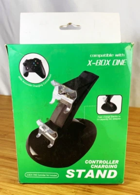For Xbox One / One X / One S Controller Dual Charger Dock Charging Stand No Cord - Image 1 of 4