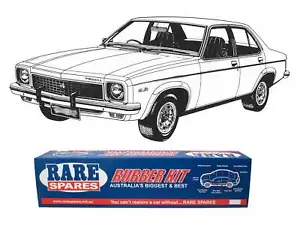 Kit de goma corporal Torana LH LX SLR SLL gamuza - LH2CH - Imagen 1 de 1