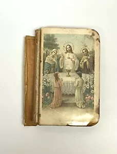 Vintage Miniatur Zelluloid Das Gebetbuch des kleinen Kindes 1926 - Bild 1 von 8