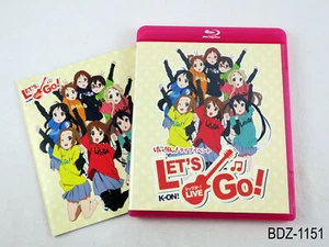 K-On Houkago Tea Time Live Concert Let's Go Bluray Event 2009 Keion BD US Seller - Imagen 1 de 8