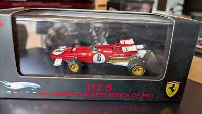 Ferrari 312B #6 Andretti Winner South Africa GP 1971 1/43 Hot Wheels Elite F1 LE - Immagine 1 di 2