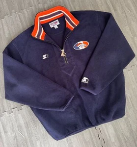 Vintage Denver Broncos Starter Pro Line Quarter Zip Jacke Pullover Erwachsene Large - Bild 1 von 5