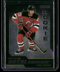 2023-24 SkyBox Metal Universe #R-28 Luke Hughes 2008-09 Rookie Retros - Picture 1 of 2