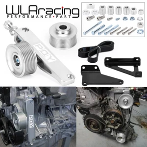 K Series AC PS Eliminator Pulley Kit For Honda Acura K20 K24 K Swap RSX Type S - Picture 1 of 12