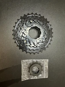 SHIMANO CS-HG200 7 Speed Cassette MTB Bike Bicycle 12-28T With Tool New US - Picture 1 of 2