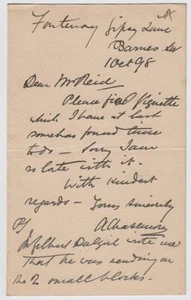 Archibald Chasemore, (b.1844), cartoonist, 13 letters - Picture 1 of 1