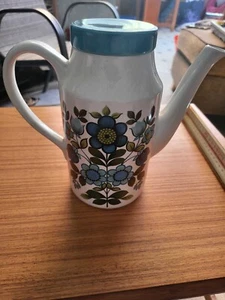 Midwinter Romany Floral Vintage Coffee Pot - Picture 1 of 2