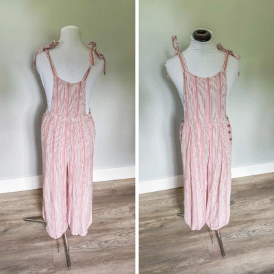 Jersey estilo general a rayas rosa American Eagle - talla grande Foto 1 de 4