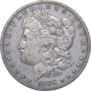 Early - 1888-O Morgan Silver Dollar - 90% US Coin *357