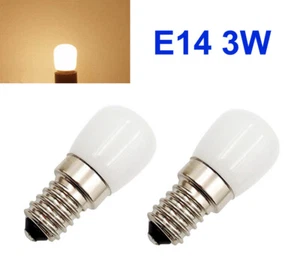 2x 230V 3W E14 LED Ersatzlampe für Nähmaschine Kühlschrank Lampe Warm-weiß DHL - Bild 1 von 4