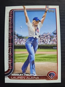 2025 Topps Lauren Alaina First Pitch FP-9 Cubs - Picture 1 of 2