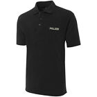 Germany Polizei Embroidered Short Sleeve Polo Shirts Classic Men's Polo Shirt