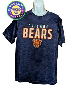 CAMISETA NFL CHICAGO BEARS UNISEX AZUL MARINO "¡BEAR DOWN!" Talla M. MANGAS CORTAS. NUEVO - Imagen 1 de 8