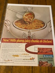Vintage 1964 Knorr Chicken Noodle Soup Mix ad - Picture 1 of 1