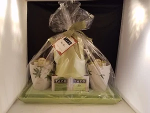 Starbucks Teekanne 7" h 2 Becher Tassen Tazo Green Tea Geschenkset 2010 NEU - Bild 1 von 11