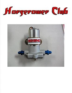 Engineworks Black 130 GPH Electric Fuel Pump Race Pump Big End 10160 -8 Fittings - Picture 1 of 1