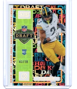 Puntuación Panini 2025 Kaleb Johnson NFL Draft primer down novato RC #'ed 03/10 #14 - Imagen 1 de 1
